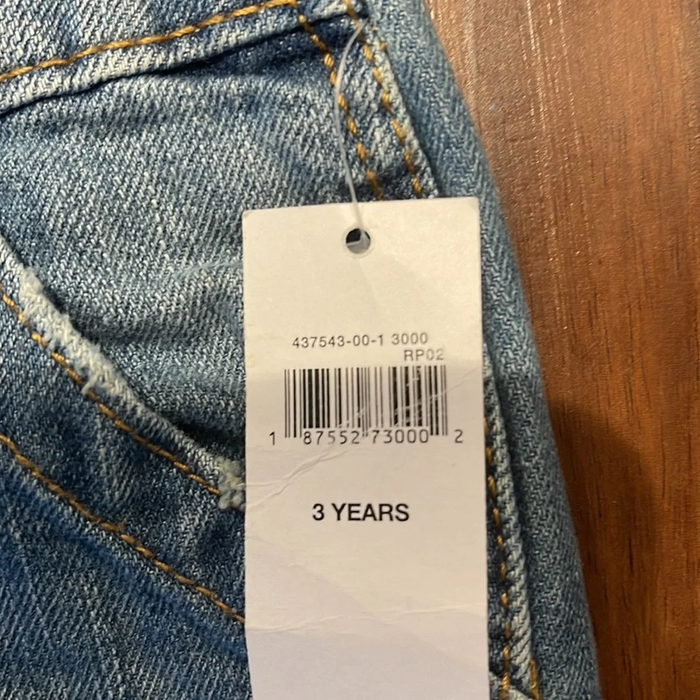 GAP Kids , Girl’s Denim Shortalls with Medium Wash - Picture 4 of 4